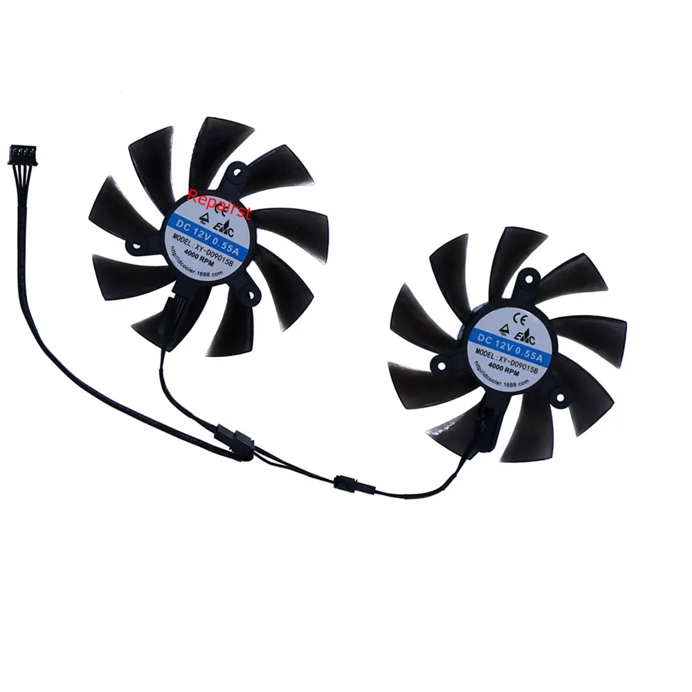 Rx 580 8Gb 2048Sp Gpu - 2 adet/takım, grafik kartı fanı, GPU