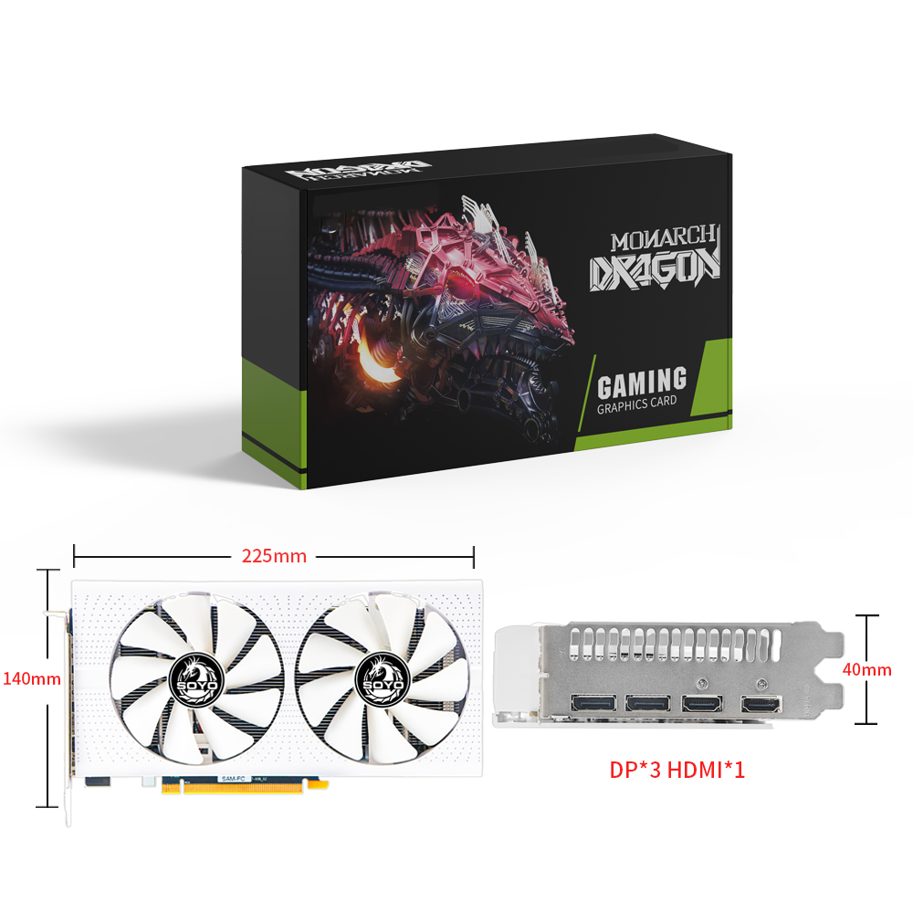 SOYO AMD Radeon RX580 8 GB Gra - Rx 580 8Gb 2048Sp Gpu incelemesi ve fiyatı